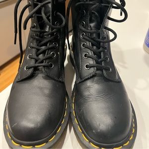 Excellent condition black leather Dr martens